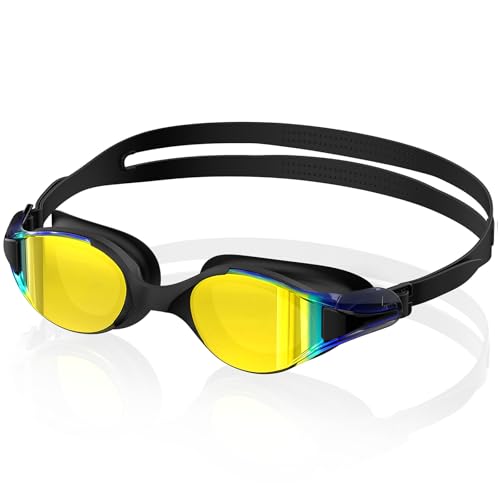 Ambienden Gafas Natacion Hombre Mujer | Impermeables Antivaho VisióN Clara Gafas Natacion Adultos Juventud General | Gafas Piscina Profesionales Con Puente Nasal Suave