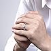 8MM Stainless Steel Ring With Engraved Florentine Design Sizes 7 to 10,Fits Women Men size 10
