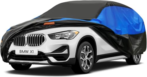 Gunhyi YM - Breathable and Waterproof Car Cover for All Weather - UV Protection - Universal for Range Rover Qashqai Duster T-Roc (up to 460 cm)
