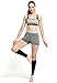 Buttons & Pleats Calf Compression Sleeve for Women & Men - Footless Leg Sleeves Socks - Boosts Circulation - Reduces Fatigue - Eases Shin Splints 1 Pair Black L/XL