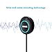 iClever Himbox HB01mini Hands-Free Car Kit Bluetooth Car Receiver with Magnetic Mount, 3.5mm Aux Input Jack, Multi-Point Access, Siri / Voice Activation, black