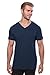 Texere Men's V-Neck Undershirt (Single Pack, Midnight Blue, Large) Unique Gifts for Him MB6002-MID-L