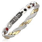Women's Fashion Twisted Healthy Magnetic Therapy Bracelet Pain Relief for Arthritis and Carpal Tunnel
