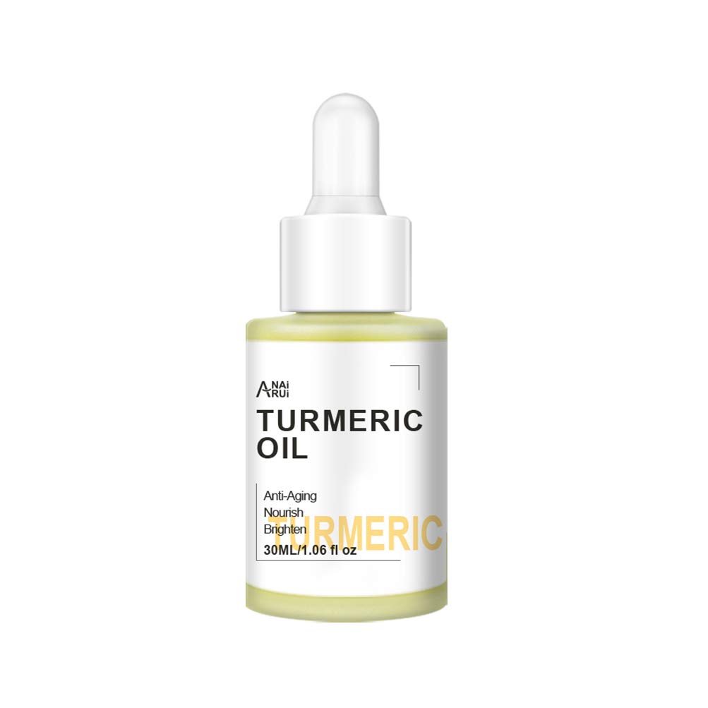 ANAIRUI Turmeric Facial Oil, Premium Anti-Aging Skin Oil, Face Moisturizer Oil, Radiant Glow Face Oil for All Skin Types, 1.06oz: Beauty