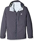 Champion Men's Technical Ripstop with Puffy 3-in-1 Winter Jacket, Dark Gray, Medium