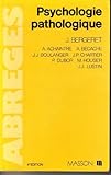 Image de Psychologie pathologique