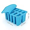 Nuovoware Ice Pop Maker, [Cavity of 10] Food Grade Silicone Frozen Ice Popsicle Makers with 100 Sticks, Kitchen Tools…