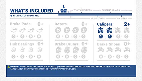 image for Callahan Brake Parts CKOE01196 [ 2 ] FRONT Premium Grade OE Semi-Loade