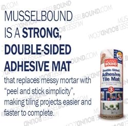 MusselBound® Adhesive Tile Mat with Spacers