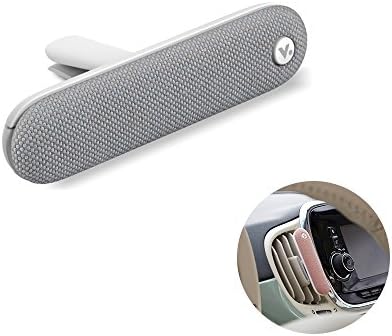 Vistic Premium Car Air Freshener Vent Clip, Car Air Purifier, Remove Smoke and Bad Odors, Peony &amp; Suede Scent, 100% Pure Fragrance Oils (Drec / LightBlue)
