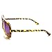 zeroUV - Classic Teardrop Flash Mirror Color Lens Plastic Aviator Sunglasses 55mm