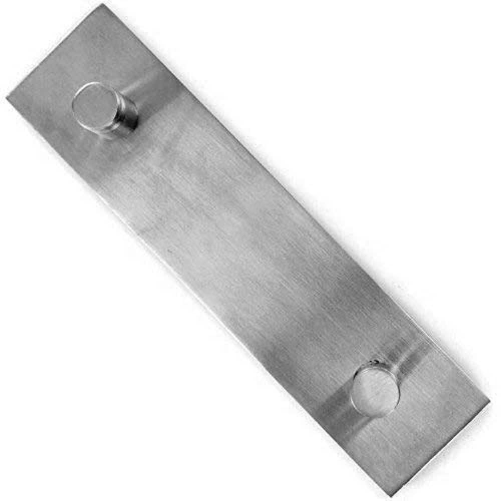 Merriway BH05966 Single Coat Hooks with Concealed Fixings with Satin Steel Finish