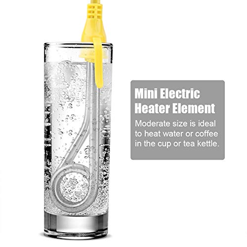Immersion Heater - Electric Heater Element Mini Boiler Hot Water Coffee Immersion Travel Use 600W 220V