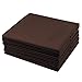 Sorbus Foldable Storage Cubes - 6 Fabric Baskets for Organizing Pantry, Closet, Shelf, Nursery, Playroom, Toy Box, Cubby -11 Inch Dual Handle Collapsible Closet Organizers and Storage Bins (Chocolate)