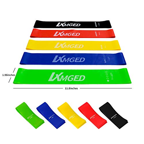 LXMGED Resistance Bands, Fitness Exercise Band Workout Bands for Physical Training, Stretching
