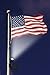Maxsa 40334 Solar Powered Dusk to Dawn Bright LED Flag Pole Outdoor Light with Mount and Directional Focus, Fits 1-4
