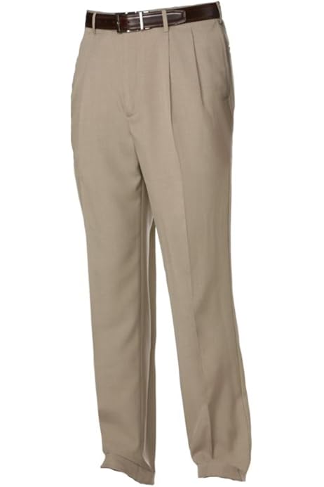 savane pleated khaki pants