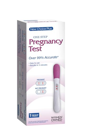 New Choice Plus One Step Pregnancy Test, Over 99% Accurate, Results in 3 Minutes