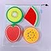purifyou Premium Kids & Baby Bath Sponge, Set of 4 Fun Fruit Sponges (Set of 4, Assorted Fruits)