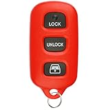 KeylessOption Keyless Entry Remote Control Car Key Fob Replacement for HYQ12BAN, HYQ12BBX, HYQ1512Y-Red