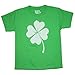 Happy Family Clothing Little Boys' Retro Striped Four Leaf Clover Kids T-Shirt