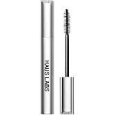 HAUS LABS B Structural Volumizing and Lengthening Mascara Black Onyx &ndash; Vegan Biotech Mascara for 5X Volume, Strengthened &amp; Lifted Lashes, Long-Wearing, 0.27 oz