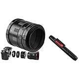 Insten For Canon Rebel Xs Xsi Xt Xti T1i T2i Macro Extension Tube Ring+cleaning Pen