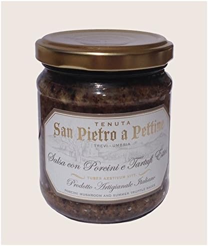 Porcini mushrooms and black summer truffle sauce 180 g, Italy