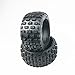 Xmax Racing RC Car Knobby Rear Off Road Tire Kit for HPI Baja 5B SS Rovan KM Baja