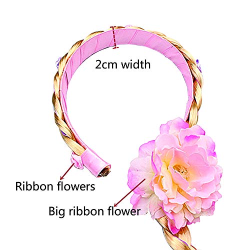 2 Evursua+Princess+Rapunzel+Hairpiece+Cosplay