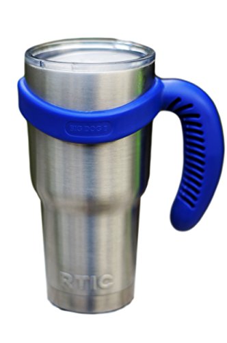 BIG DOG 7 Handle Grip for 30 oz Stainless Steel Tumbler fits Yeti Rambler RTIC Ozark Trail and many others (Handle Only Tumbler not Included) (Blue) BIG DOG 7 Handle Grip for 30 oz Stainless Steel Tumbler fits Yeti Rambler RTIC Ozark Trail and many others (Handle Only Tumbler not Included) (Blue)