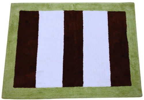 My Baby Sam Paisley Splash Rug, Lime