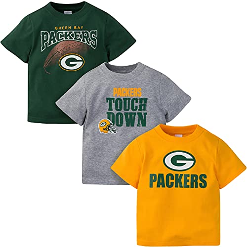 Gerber Unisex Baby NFL 3 Pack Short Sleeve Fan Tee
