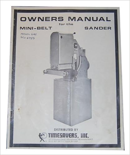 Timesavers Model 648 \u0026 948 Belt Sander 