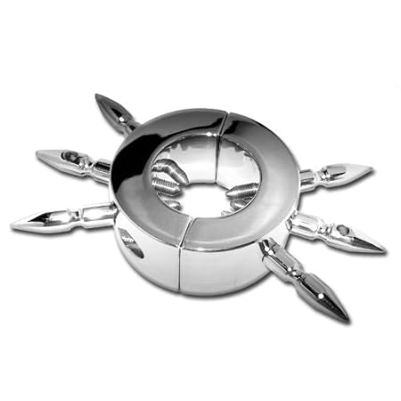 Ballstretcher mit Spikes - Edelstahl [ Dave Thomson - Adult Toys ]