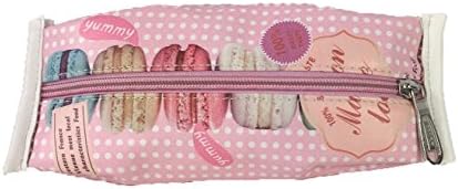 Fashion Culture Macaroon Print Cosmetic Case, Pink Multi