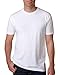 Next Level Apparel Men's CVC Crewneck Jersey T-Shirt, Wht, Medium