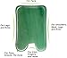 AHIER Jade Massage Tool, Facial Tool Natural Jade Stone Message Board for Body, Neck, Face(Green)