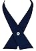 SISIDI Girls' Criss-Cross Bow Ties, Girls' School Uniform (Navy Blue)