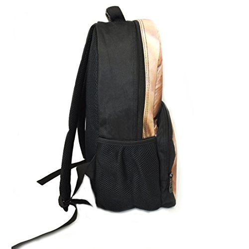 Ibeauti Unisex School Backpack, Large Capacity 3d Vivid Animal Face Print Polyester Backpack (Brown Horse)