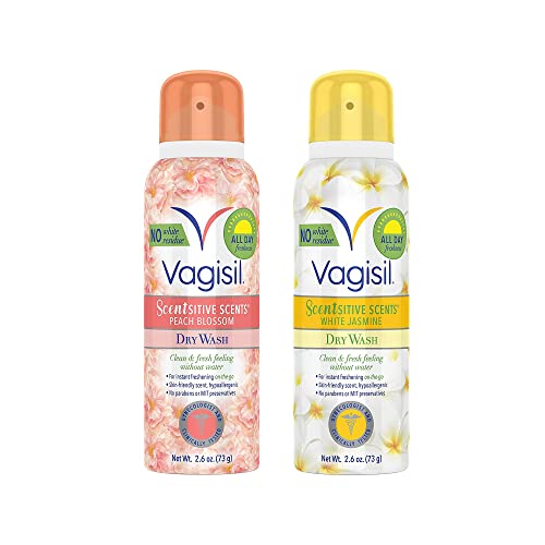 Vagisil Scentsitive Scents Feminine Dry Wash Deodorant Spray for