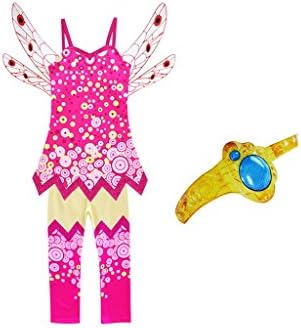 YASOFEI Girls Dress+Wing+Pants+Bracelet Sets Party Costume for Mia and Me