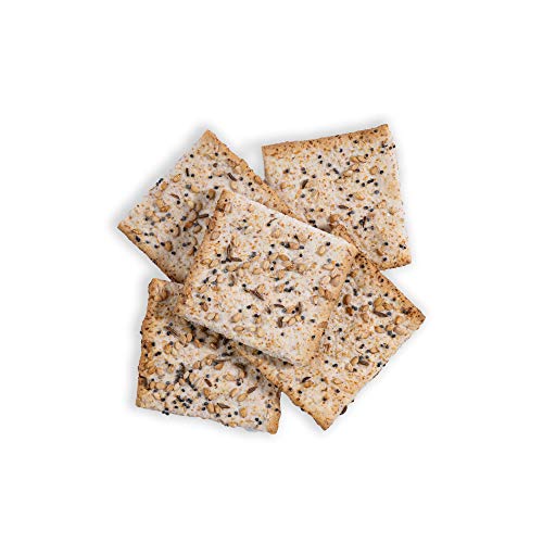 Flatbread Cracker-5.29 Oz Box- Fiber and Protein Rich, Vegetarian, Low Carb, Healthy Scandinavian/ Norwegian Style Crispbread- Slimming Daily Snack, Kosher- Made in the USA