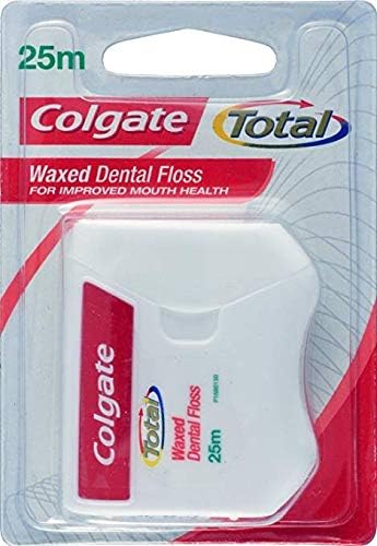 Colgate Total Pro Gum Health Interdental Floss 25m - Waxed tooth floss - Improves gum health - Pack of 10 - Image 3