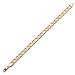 FOLLOWMOON 18k Gold Plated Men's Bracelet Chain