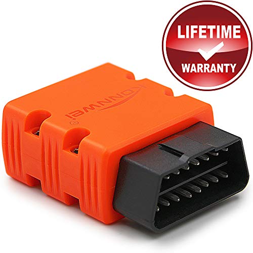 KONNWEI KW902 Mini ELM327 Bluetooth Wireless OBDII Car Diagnostic Scan Tool Elm 327 OBD2 Code Reader Support J1805 Protocol(Orange)