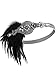 Vijiv Vintage Black Feather Silver 20s Headpiece 1920s Flapper Headband