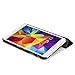Samsung Galaxy Tab 4 7.0 Case - Poetic Samsung Galaxy Tab 4 7.0 Case [Slimline Series] - [Lightweight] [Ultra-slim] PU Leather Slim-Fit Trifold Cover Stand Folio Case for Samsung Galaxy Tab 4 7.0 Black (3 Year Manufacturer Warranty From Poetic)
