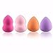 LandFox 4pcs Pro Beauty Flawless Makeup Blender Foundation Puff Multi Shape Sponges