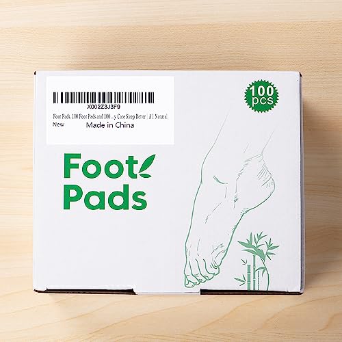 Foot Pads, 100 Foot Pads and 100 Adhesive Sheets Foot Care Sleep Better